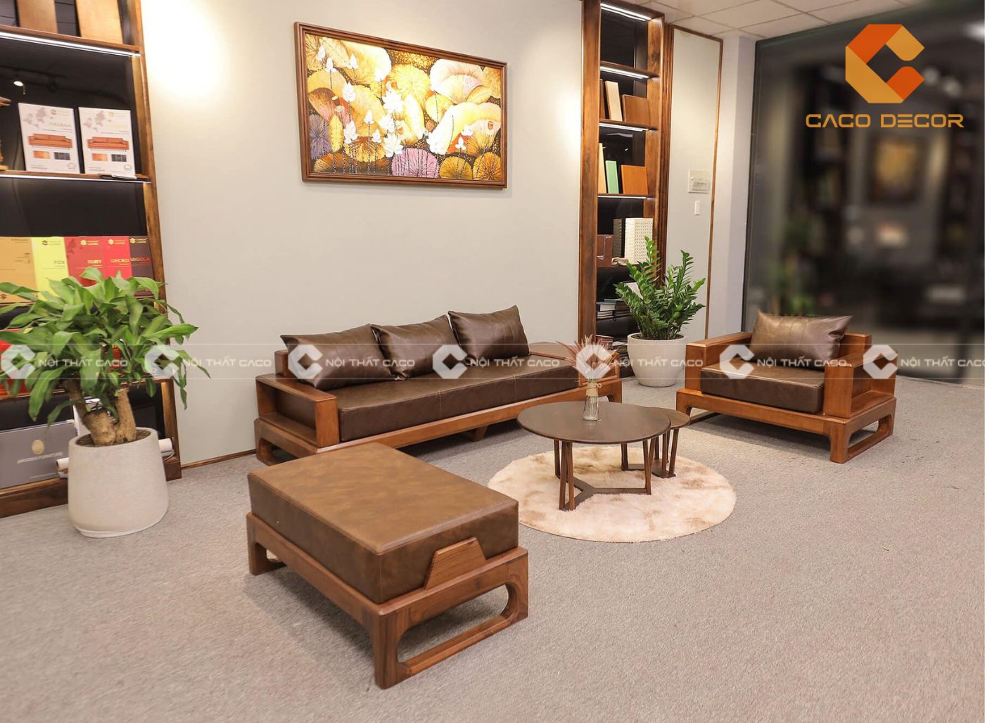 189+ mẫu ghế sofa góc gỗ sồi phù hợp cho phòng khách nhỏ 12
