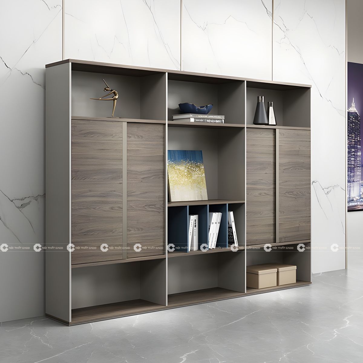 Tủ Hồ Sơ Gỗ MDF Thiết Kế Đa Năng, Hiện Đại - THS017 7