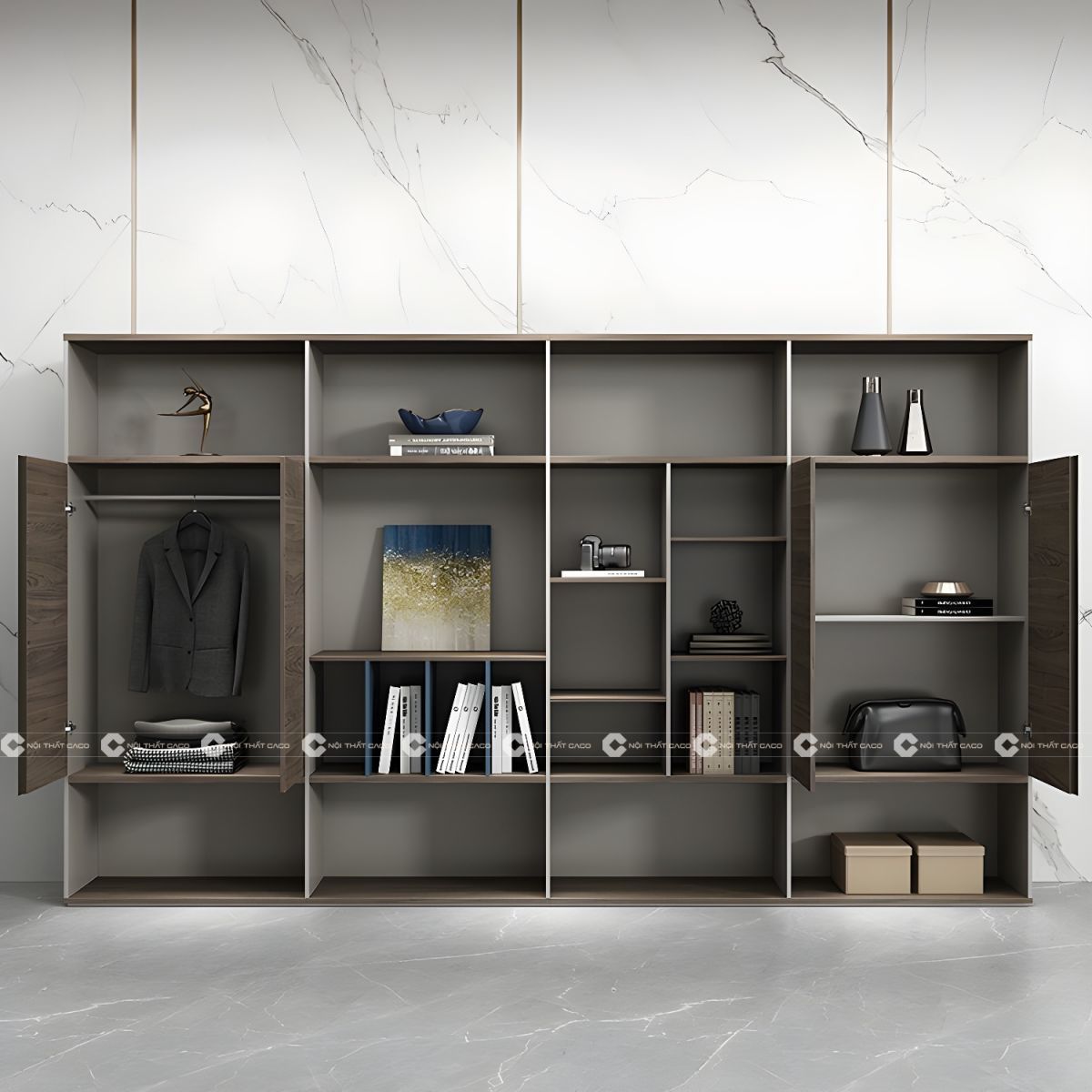Tủ Hồ Sơ Gỗ MDF Thiết Kế Đa Năng, Hiện Đại - THS017 6