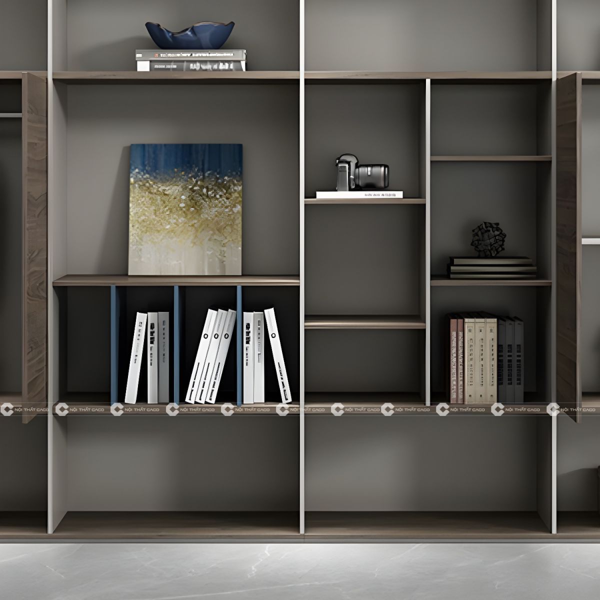Tủ Hồ Sơ Gỗ MDF Thiết Kế Đa Năng, Hiện Đại - THS017 3