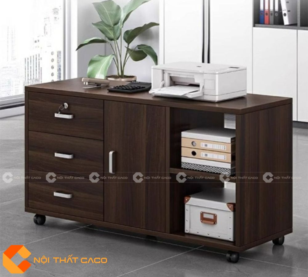 Tủ Hồ Sơ Gỗ MDF Có Ngăn Kéo Đa Năng, Hiện Đại  - THS010 8