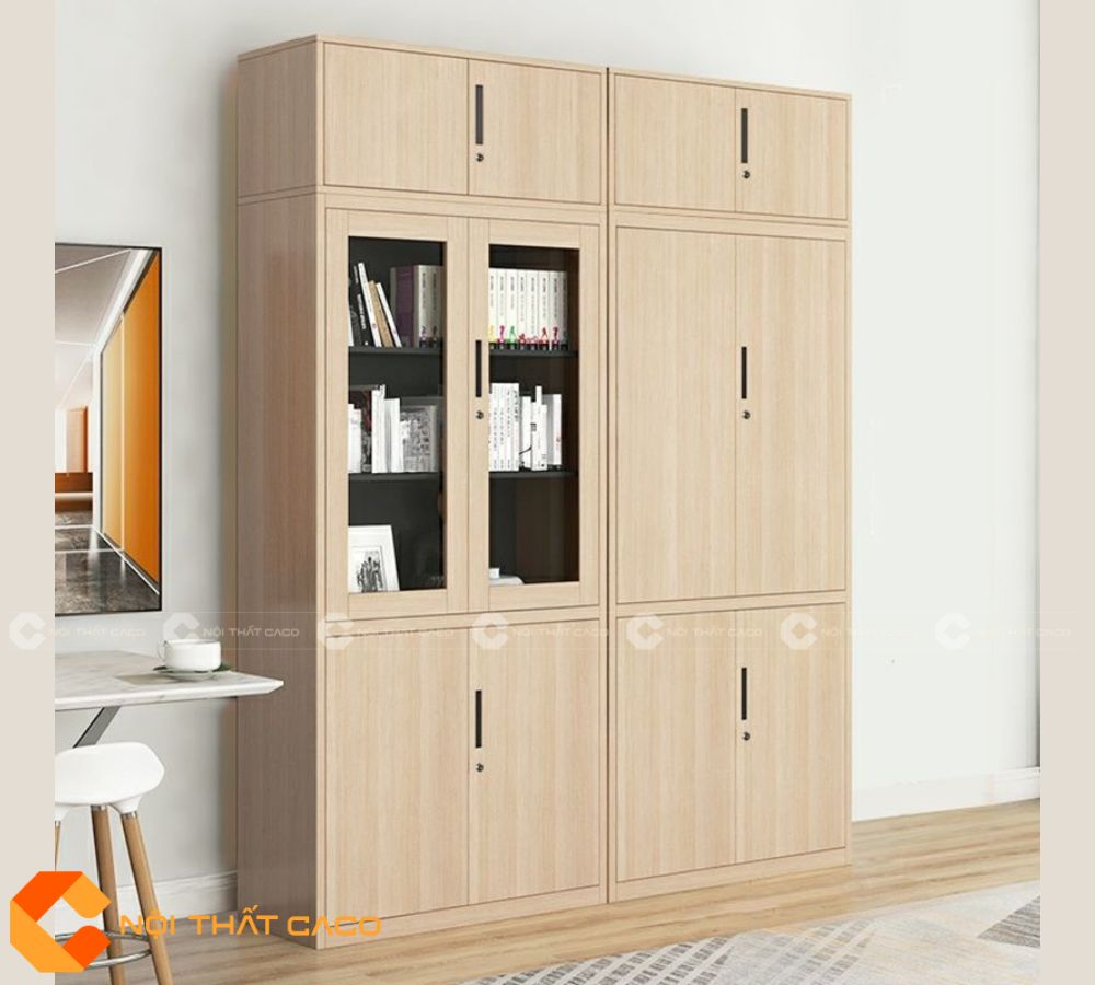 Tủ Hồ Sơ Gỗ MDF Thiết Kế Thông Minh Đa Năng, Hiện Đại  - THS013 5