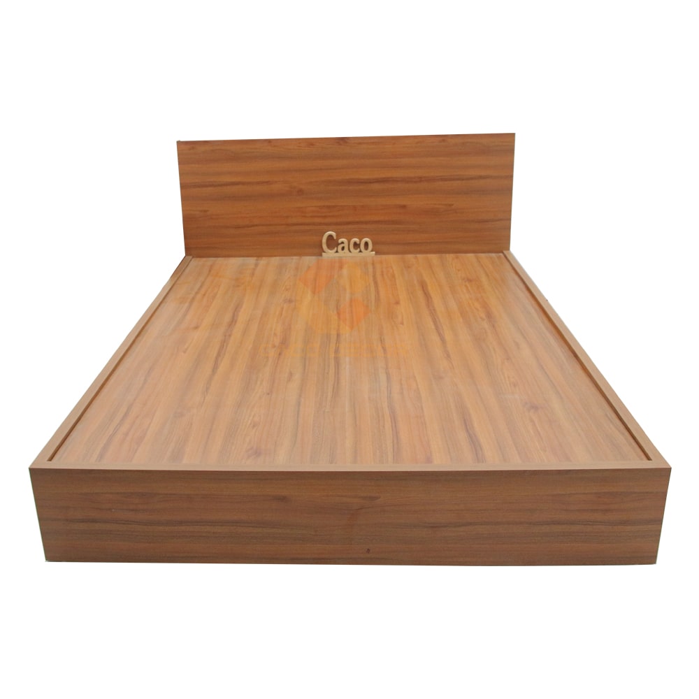 Giường Ngủ Gỗ MDF Melamine Màu sọc vàng vân gỗ  Cao Cấp 1