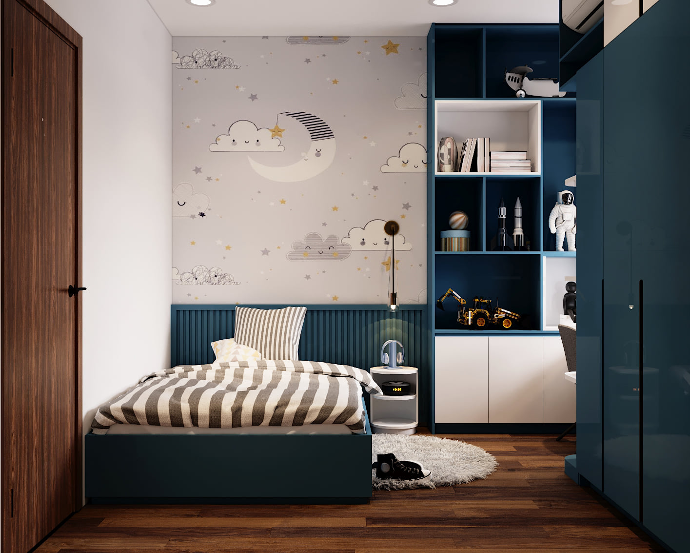 Thiết kế phòng ngủ chung cư nhỏ 6m2 – 8m2 khoa học, tiện nghi