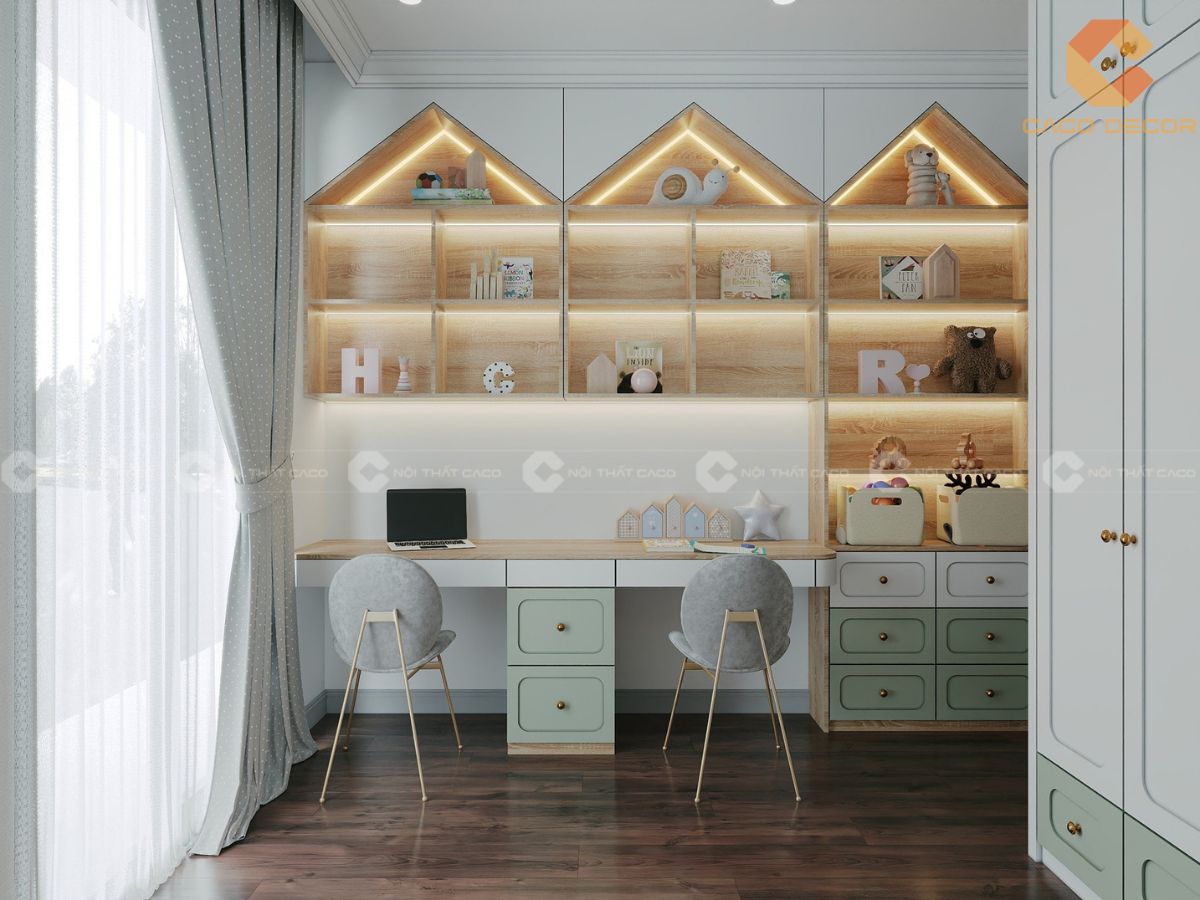 Bộ Nội Thất Phòng Ngủ Trẻ Em Đa Năng - PNTE011 7
