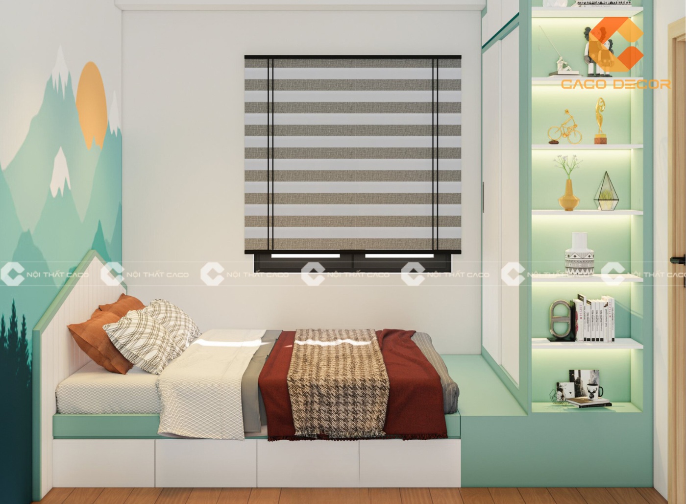 50 thiết kế nội thất phòng ngủ trẻ em đơn giản, cực đẹp 2024 22