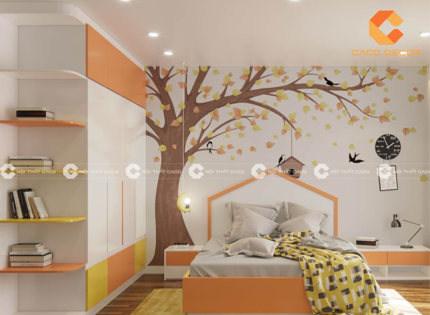 50 thiết kế nội thất phòng ngủ trẻ em đơn giản, cực đẹp 2024 19