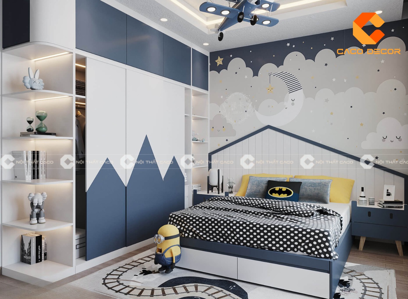 50 thiết kế nội thất phòng ngủ trẻ em đơn giản, cực đẹp 2024 13