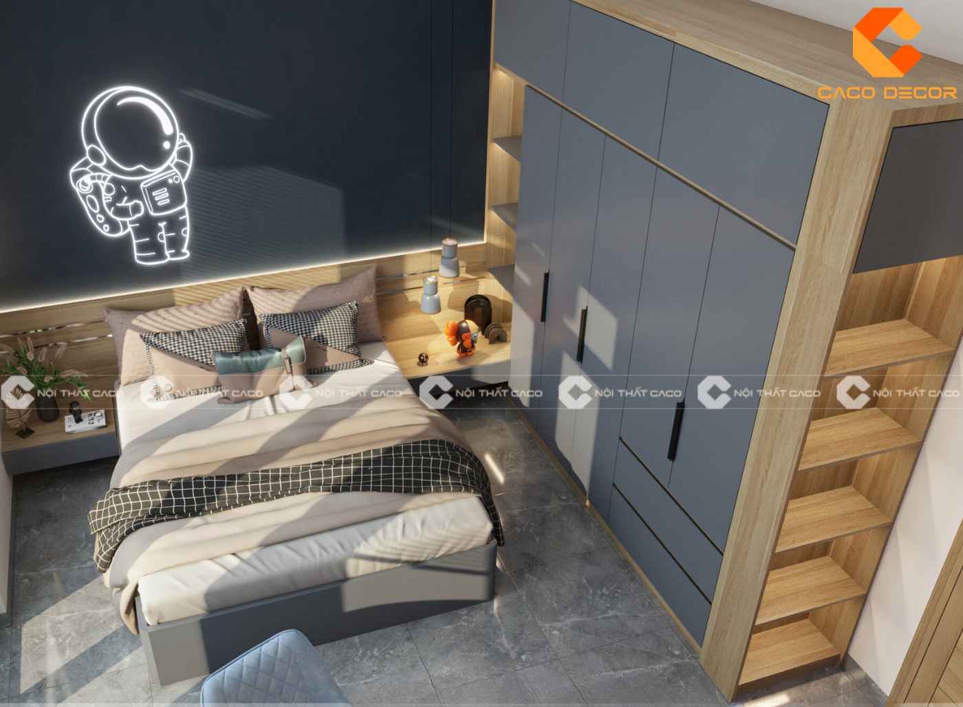 50 thiết kế nội thất phòng ngủ trẻ em đơn giản, cực đẹp 2024 6