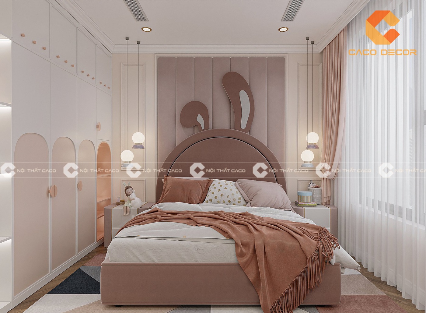 50 thiết kế nội thất phòng ngủ trẻ em đơn giản, cực đẹp 2024 15