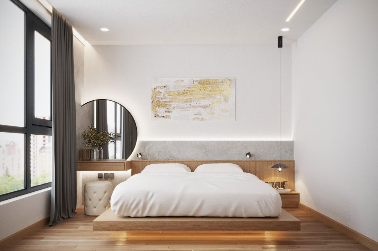 Giường ngủ có super king size cho phòng ngủ sang trọng