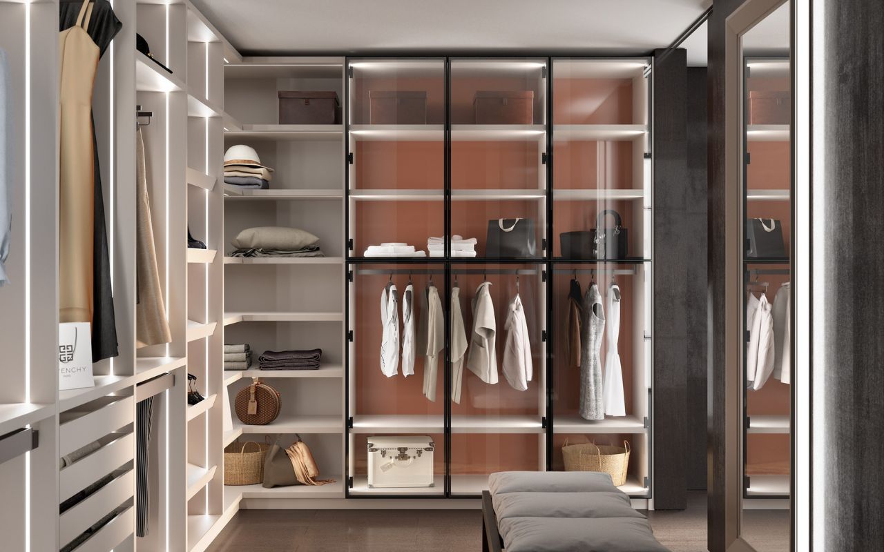 Tủ quần áo treo tường đa năng, sang trọng