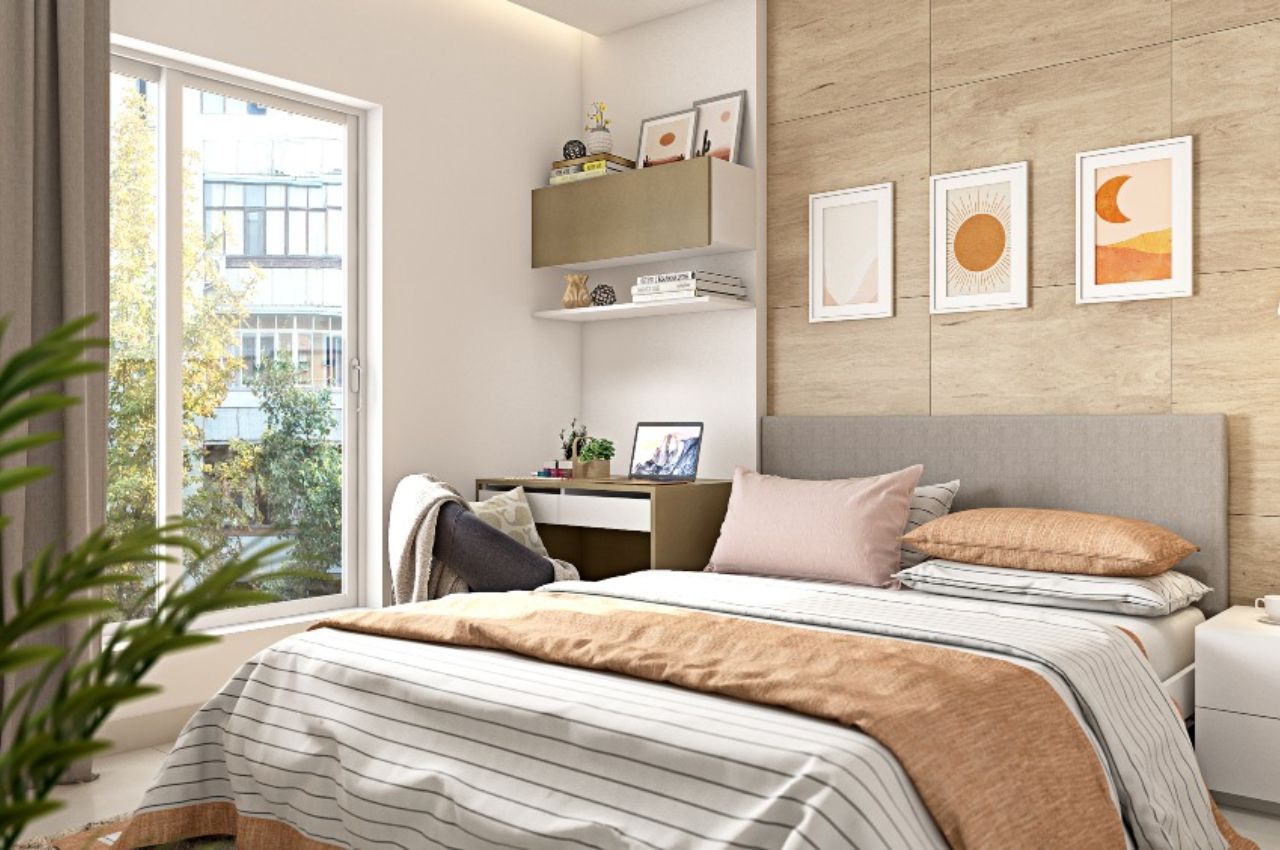 Ý tưởng thiết kế nội thất căn hộ 1 phòng ngủ đẹp, ấn tượng và tiện nghi 2