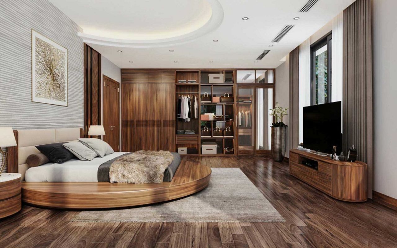 Nội thất gỗ tự nhiên cho phòng ngủ sang trọng, chi phí phù hợp 10