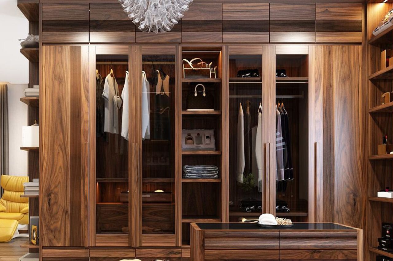 Tủ quần áo gỗ công nghiệp 6 cánh - lựa chọn số 1 cho không gian phòng ngủ rộng