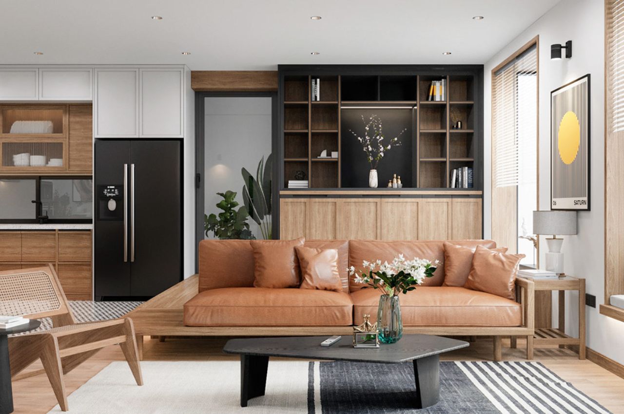 Tủ gỗ phòng khách, mẫu nội thất kiến tạo “điểm nhấn” cho không gian tiếp khách nhà bạn 6