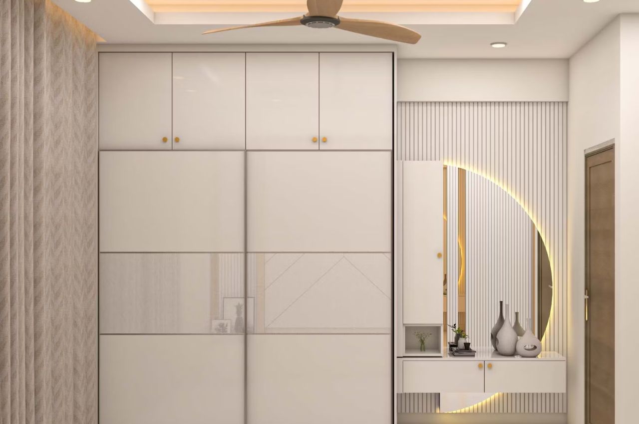 Tủ quần áo 5 cánh kết hợp bàn trang điểm