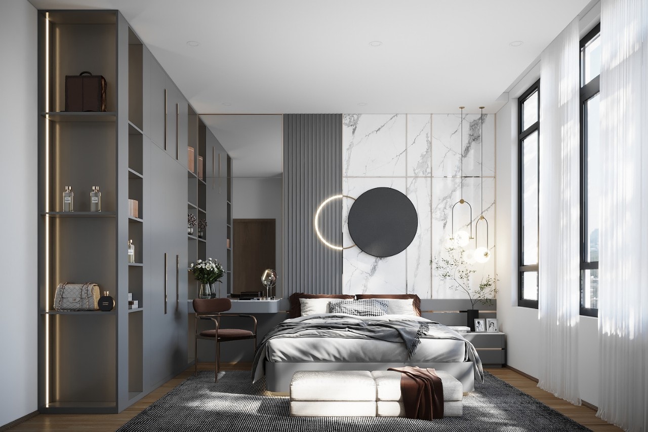 Phòng ngủ mang phong cách Scandinavian
