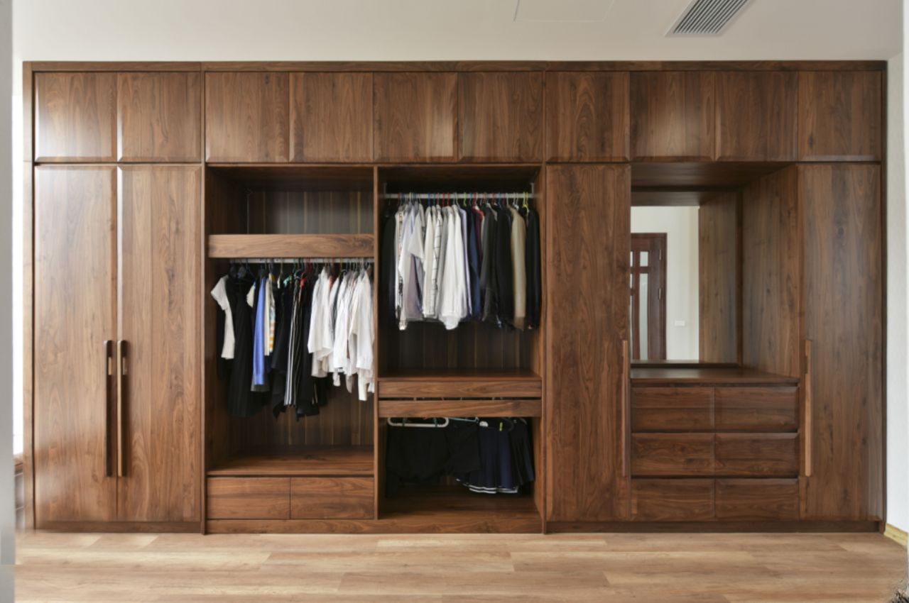 Tủ quần áo gỗ công nghiệp 6 cánh - lựa chọn số 1 cho không gian phòng ngủ rộng 6