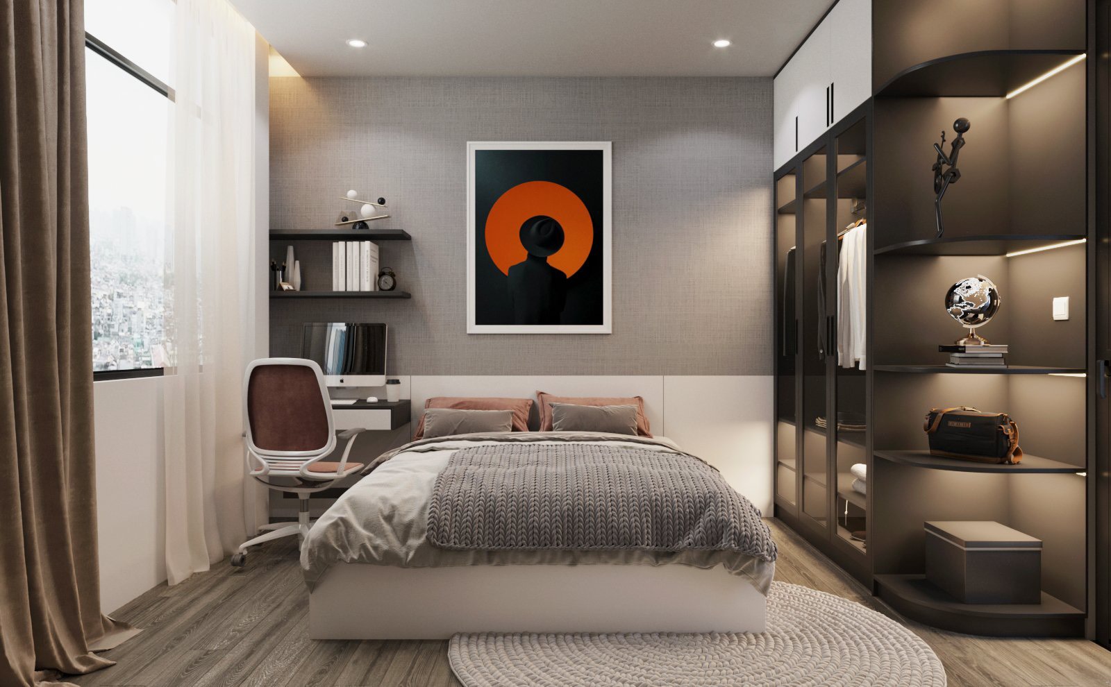 Thi công nội thất phòng ngủ 12