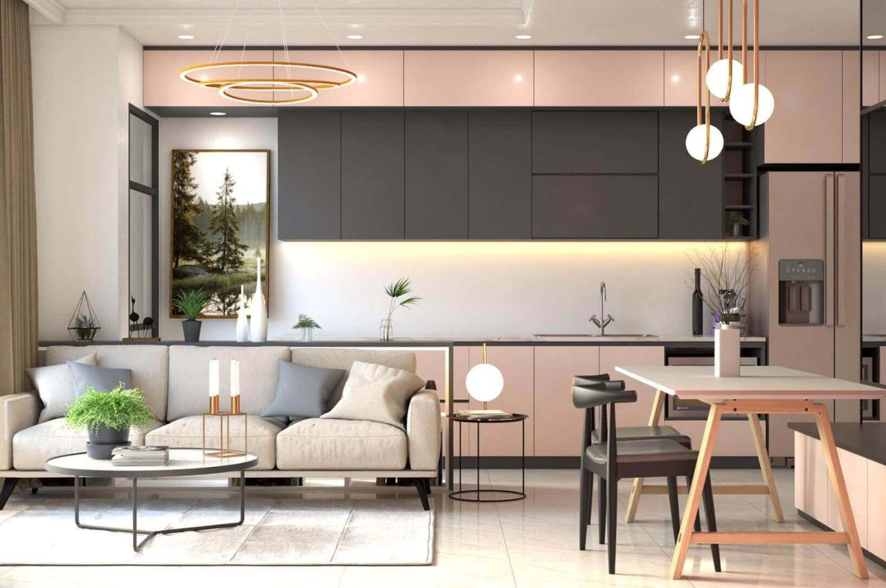 Thiết kế căn hộ với nội thất tối giản, tinh tế