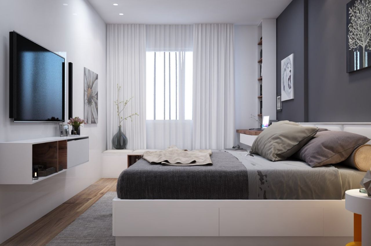 Thiết kế phòng ngủ sang trọng, hiện đại