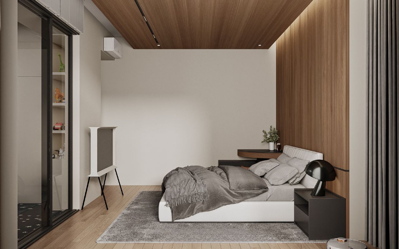 Tham khảo ý tưởng thiết kế nội thất căn hộ 80m2 3 phòng ngủ đẹp, hợp xu hướng 3