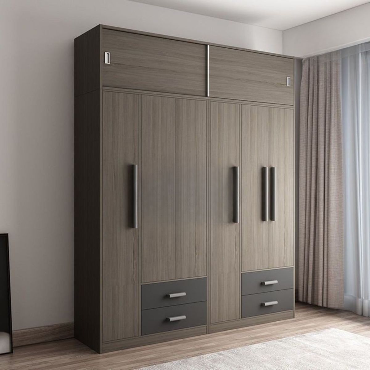 Vì sao nên thiết kế tủ quần áo 5 cánh? 