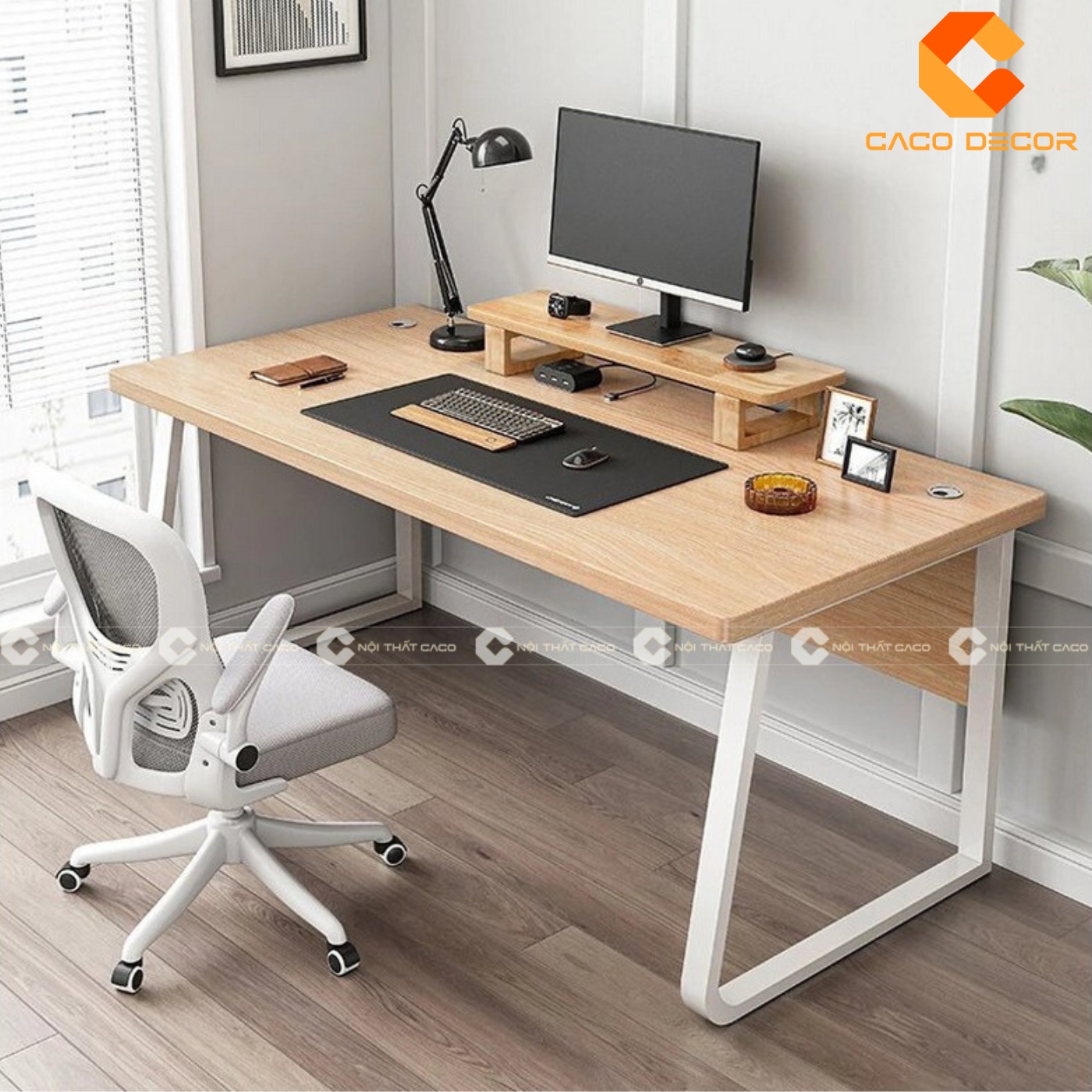 Bộ bàn ghê học sinh cấp 2 bằng chân sắt hiện đại