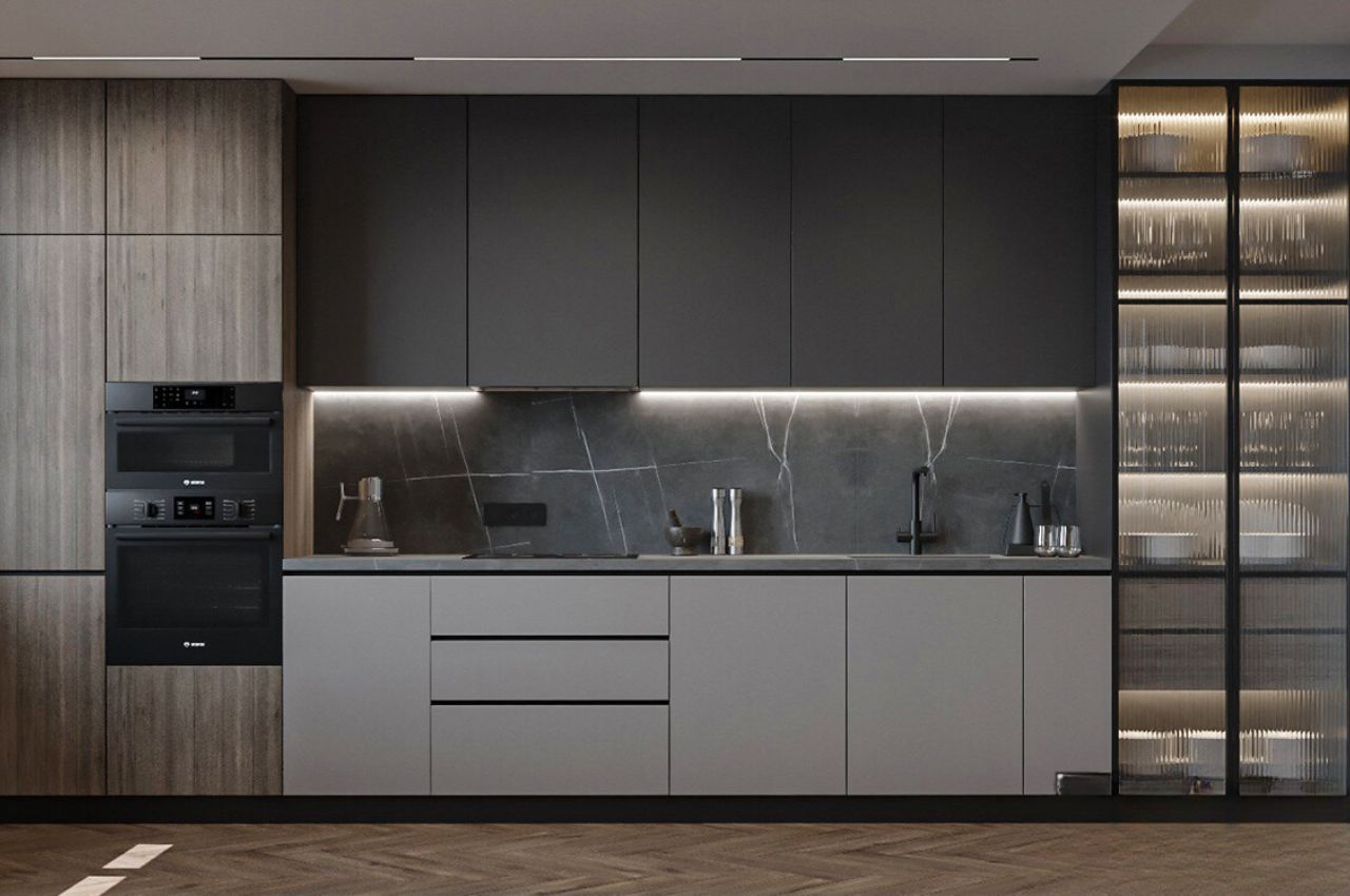 Thiết kế tủ bếp màu đen kiến tạo không gian sống sang trọng, tinh tế và đẳng cấp 11