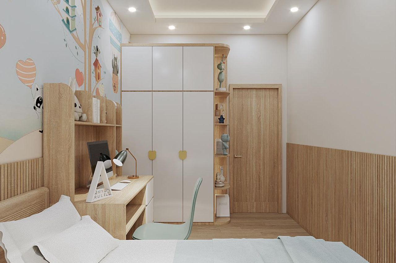  Tủ quần áo màu trắng hiện đại