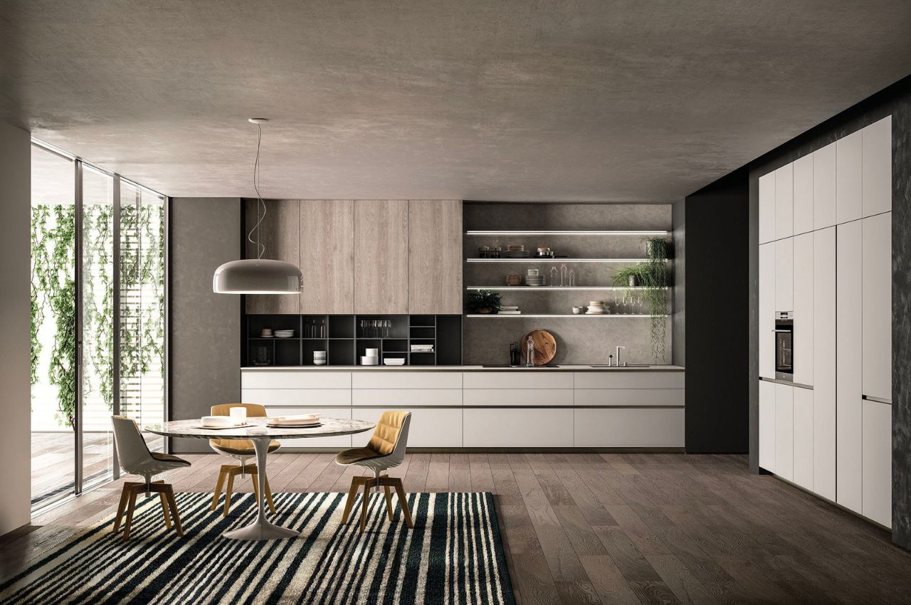 Báo giá thi công vách ngăn phòng khách và bếp được ưa chuộng 2023