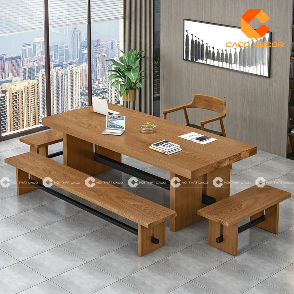 Mẫu 04 về BST bàn ăn gỗ cao cấp tại xưởng CaCo