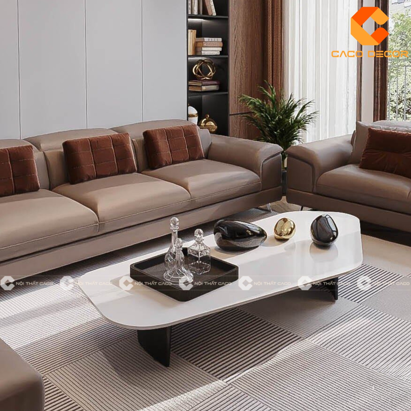 Mẫu bàn trà chung cư thiết kế độc đáo