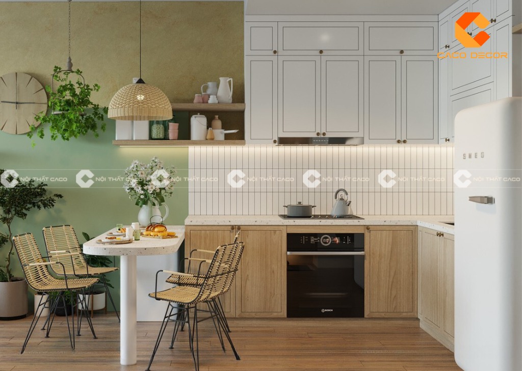 Mẫu thiết kế 10 về tủ bếp phong cách Bắc Âu 