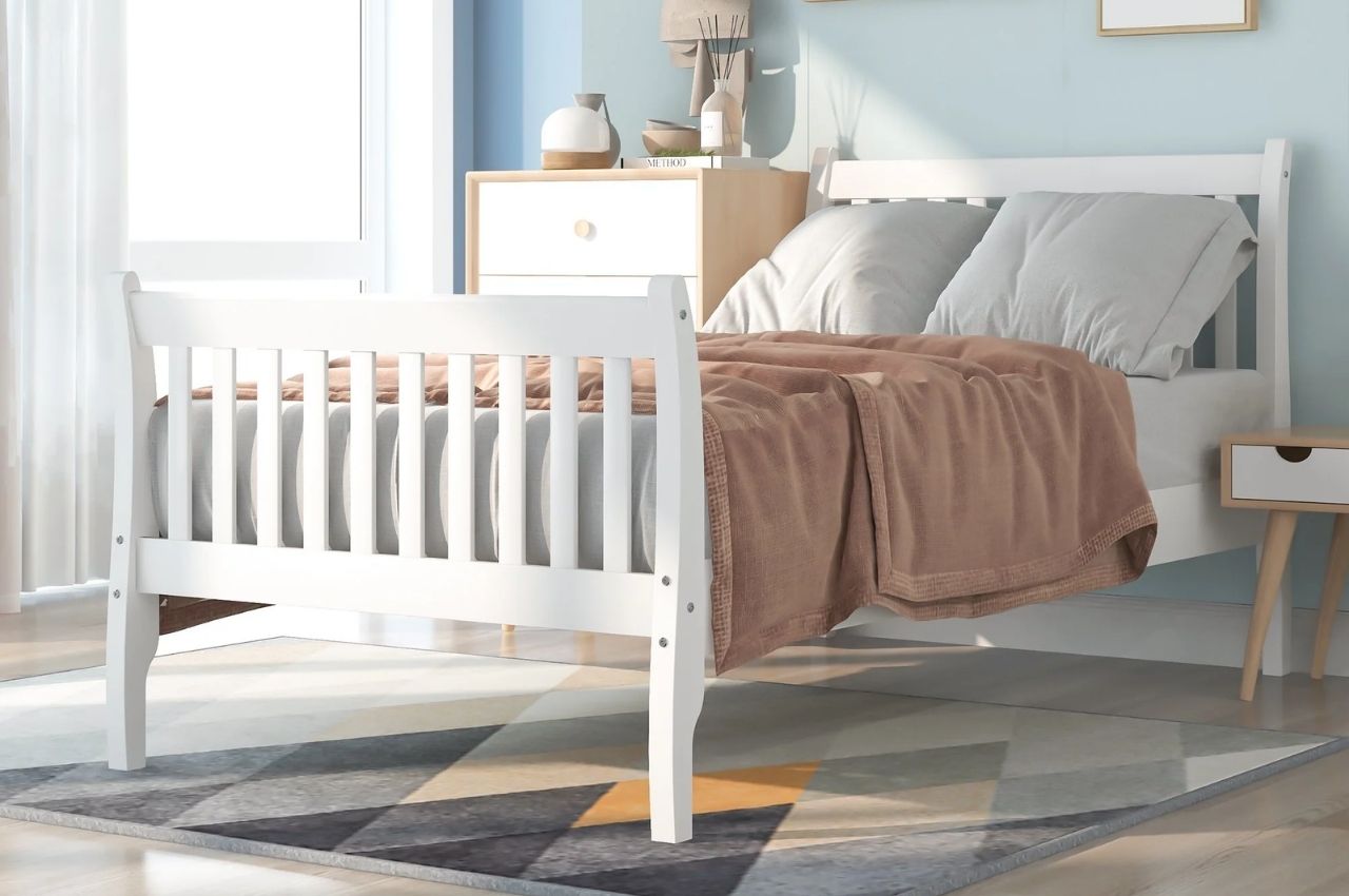 Cấu tạo giường gỗ chân cao