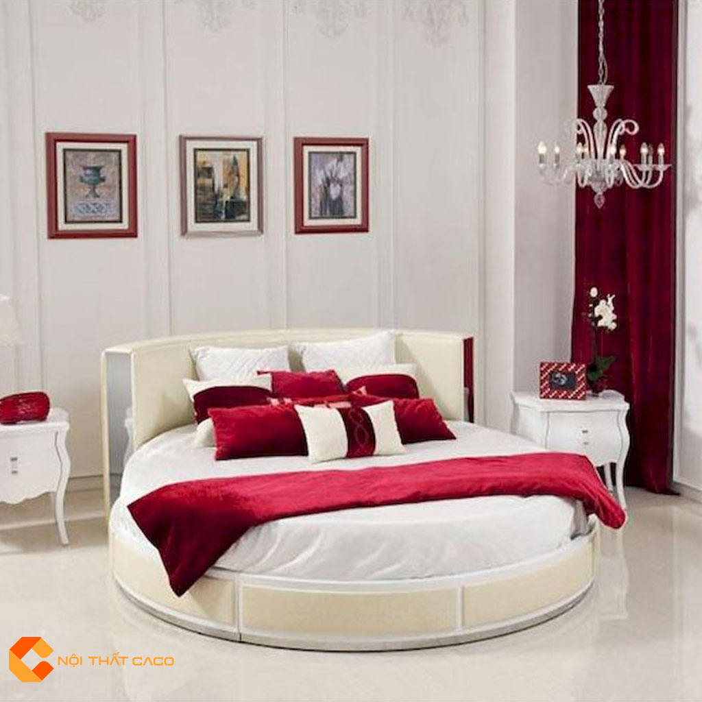 Chất liệu thiết kế giường hình tròn