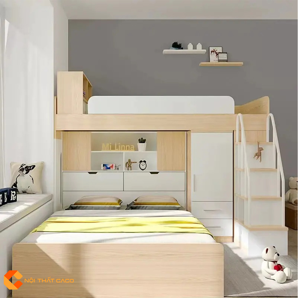 Có nên sử dụng giường tầng có bàn học không?