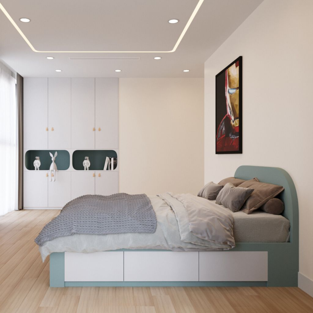 Giường 1m4 có ngăn kéo