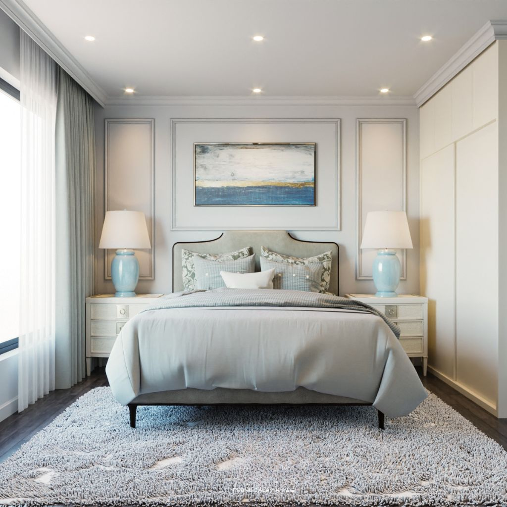 Giường 1m4 khung sắt