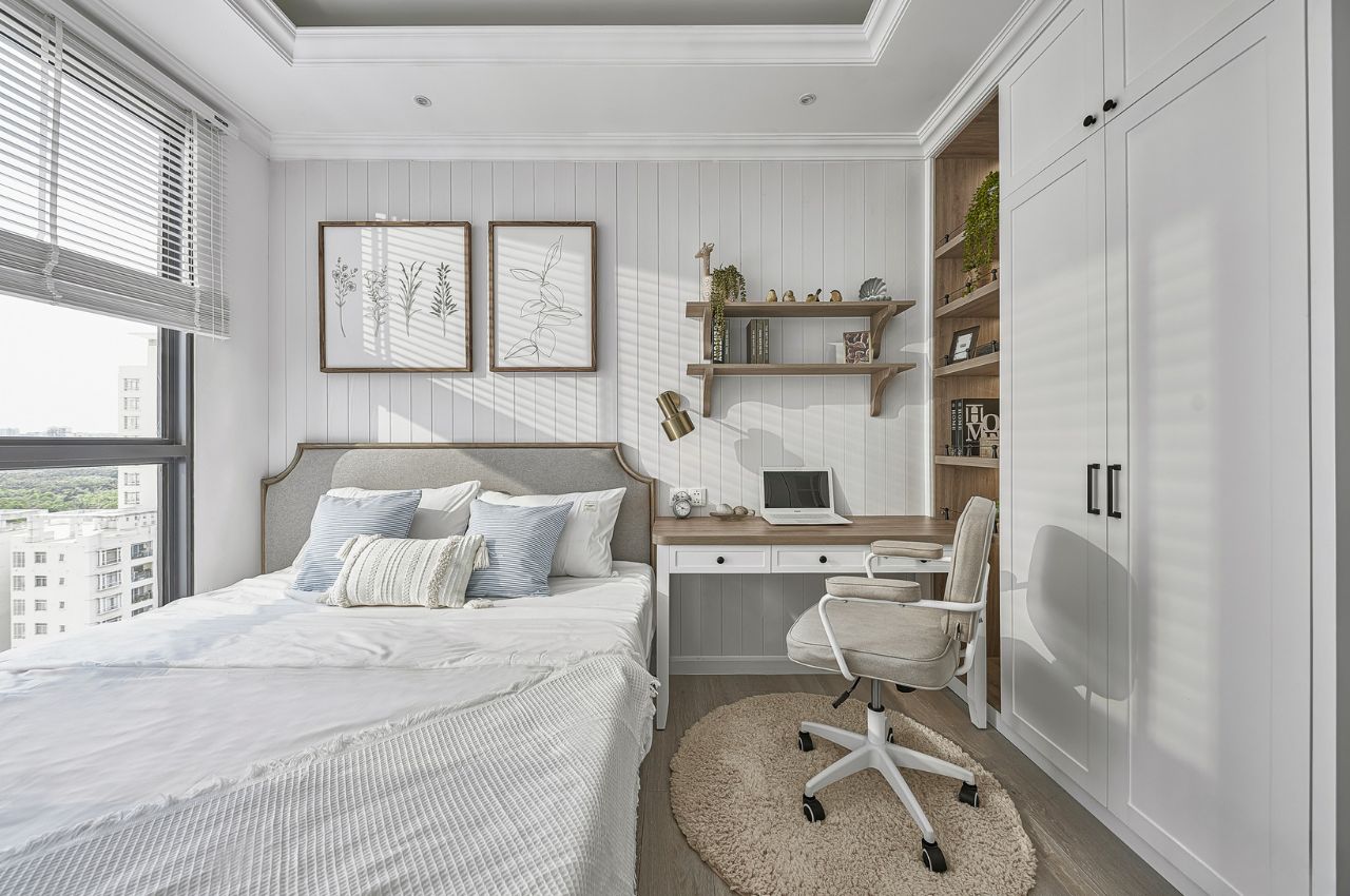 Giường ngủ bọc nệm phong cách hiện đại tối giản