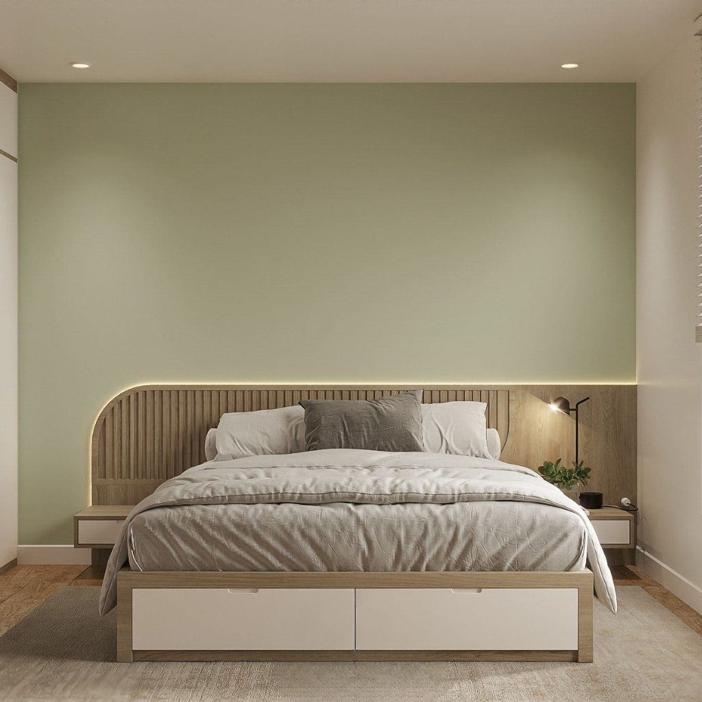 Giường ngủ kiểu Hàn Quốc - có ngăn kéo tối giản