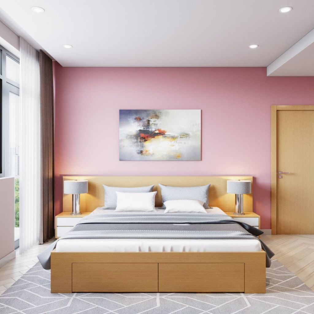 Giường rộng 2m2 dài 2m gỗ tự nhiên