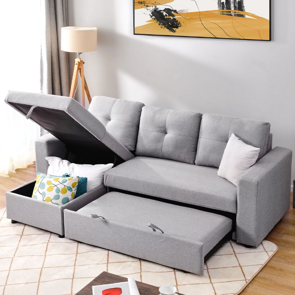 Giường thông minh kết hợp sofa 1m4