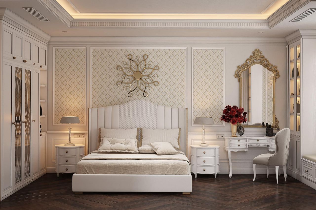 Giường trắng - bí quyết tạo ra không gian ngủ nhẹ nhàng, thanh lịch 10