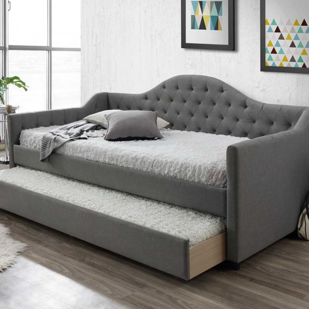 Mẫu giường thông minh kết hợp sofa khung gỗ công nghiệp