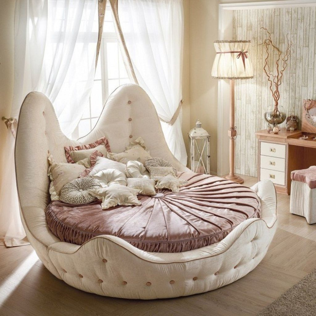 Mẫu giường tròn cho bé xinh đẹp