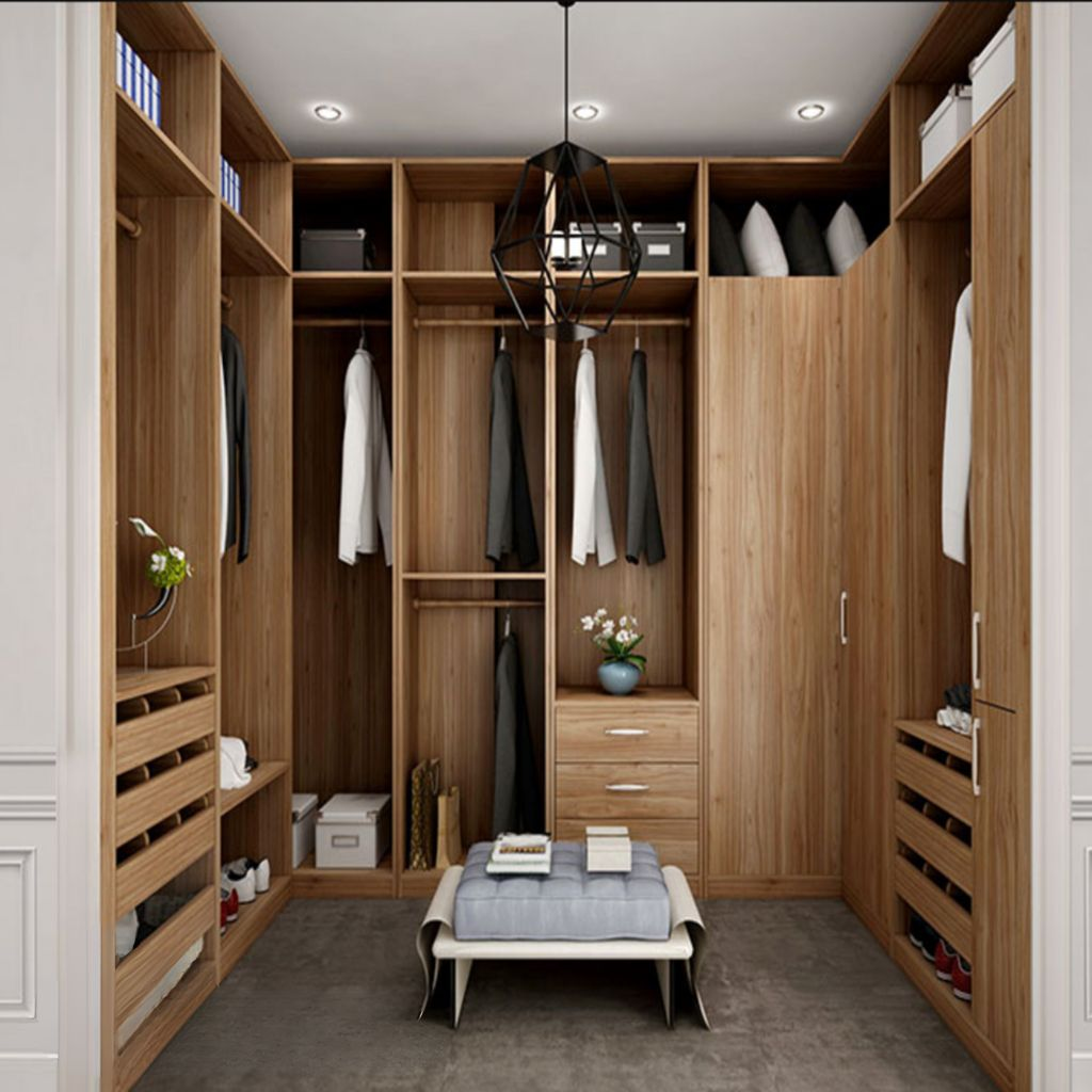 Tham khảo những mẫu tủ quần áo chữ U bằng gỗ tại CaCo