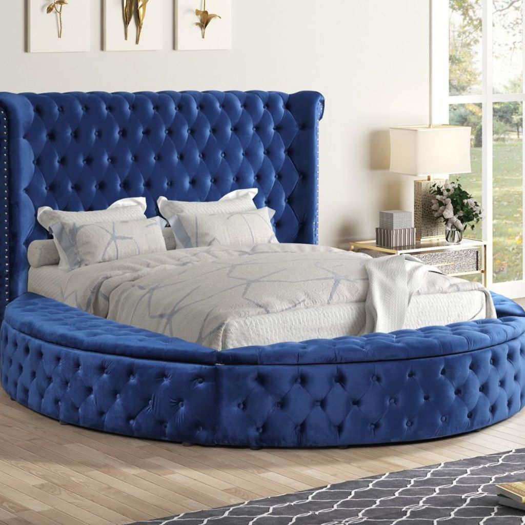 Mẫu giường tròn hiện đại có thiết kế tinh tế