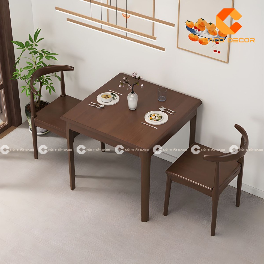 Bộ bàn ăn 2 ghế được làm bởi Nội Thất CaCo mã 05